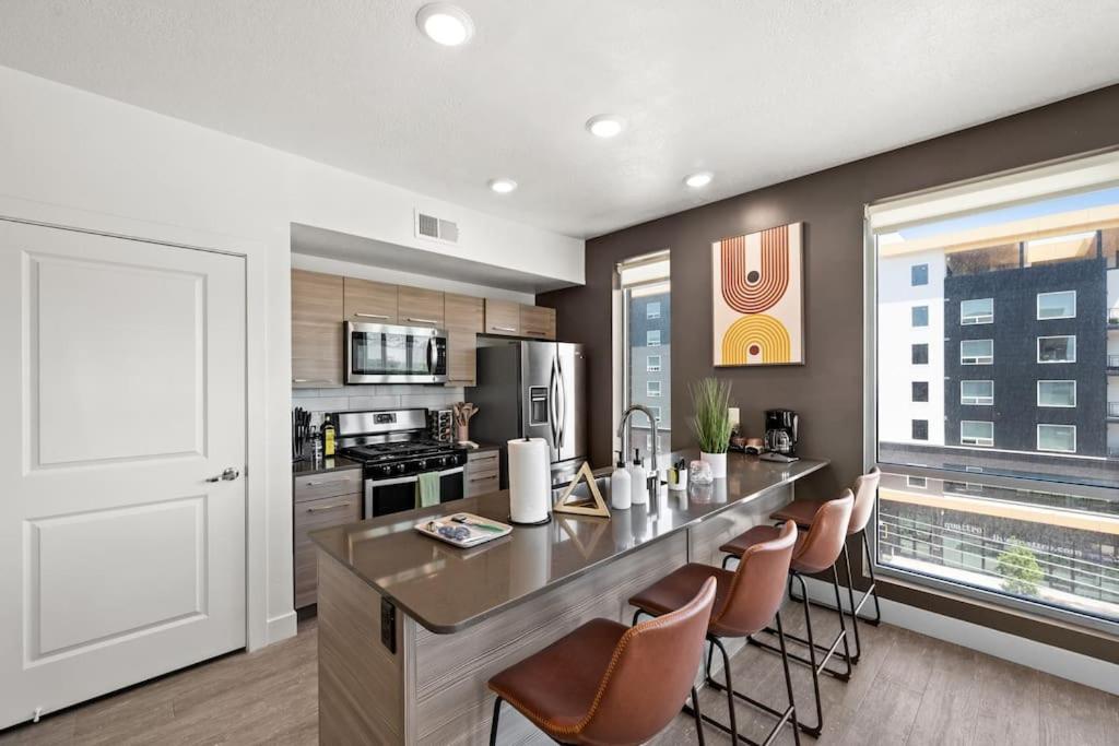 Appartement Lux 2 Bd Boho In Heart Of Slc à Salt Lake City Extérieur photo